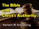 The Bible and Christ's Authority