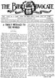 The Bible Advocate - Bible Advocate - October 23, 1928