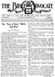 The Bible Advocate - Bible Advocate - October 30, 1928