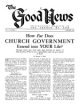 How Far Does CHURCH GOVERNMENT Extend into YOUR Life?