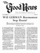 Will GERMAN Rearmament Stop Russia?