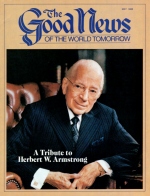 Herbert W. Armstrong, 1892-1986
Good News Magazine
May 1986
Volume: Vol XXXIII, No. 5