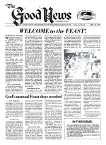 Welcome To The Feast!
Good News Magazine
September 25, 1978
Volume: Vol VI, No. 20