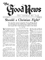 Should a Christian Fight?
Good News Magazine
October 1960
Volume: Vol IX, No. 10