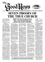 Seven Proofs Of The True Church - Proof No. 5-6
Good News Magazine
December 04, 1978
Volume: Vol VI, No. 24