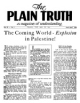 The Coming World – Explosion in Palestine!