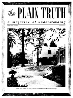 DISEASE EPIDEMICS threaten U.S.A. in 2 years!
Plain Truth Magazine
April 1956
Volume: Vol XXI, No.4
Issue: 