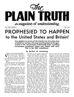 PROPHESIED TO HAPPEN to the United States and Britain! - Installment 5
Plain Truth Magazine
June 1954
Volume: Vol XIX, No.5
Issue: 