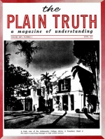 A MESSAGE TO HIGH SCHOOL SENIORS
Plain Truth Magazine
June 1960
Volume: Vol XXV, No.6
Issue: 