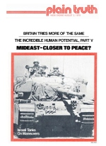 Middle East - Closer To Peace?
Plain Truth Magazine
August 2, 1975
Volume: Vol XL, No.13
Issue: 