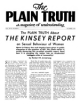The PLAIN TRUTH About THE KINSEY REPORT