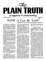 NOW it Can Be Told!
Plain Truth Magazine
December 1948
Volume: Vol XIII, No.6
Issue: 