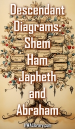 Descendant Diagrams: Shem, Ham, Japheth, and Abraham