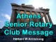Athens Senior Rotary Club Message