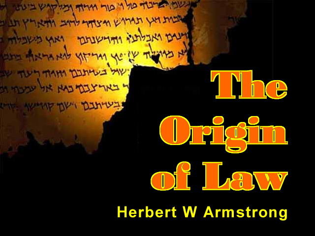 the-origin-of-law-herbert-w-armstrong-the-world-tomorrow-telecast